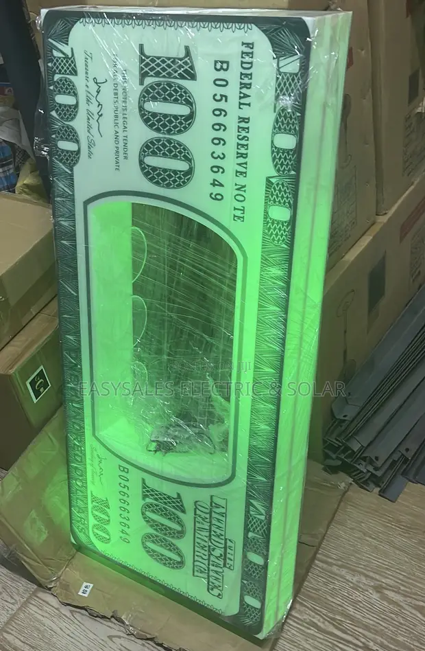 100 Dollar Banknote LED Bottle Presenter Rechargeable Glorifier Light - 1
