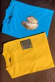 Unisex Cotton T-Shirt - Yellow, XL - 1