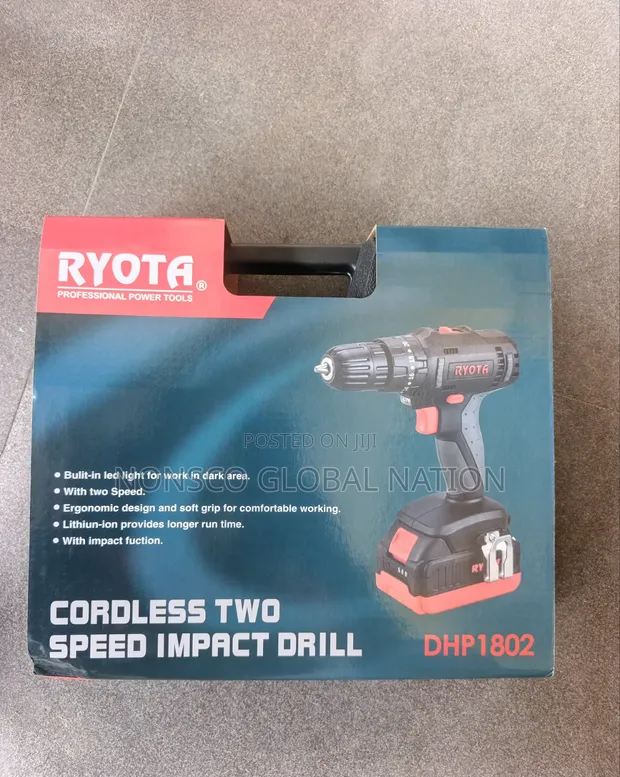 18V Ryota Cordless Speed Impact Drill - 1