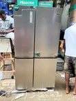 Sabon Hisense 526L Side-by-Side Refrigerator - Silver - 1