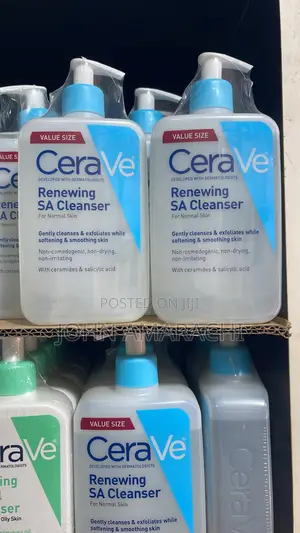 CeraVe Renewing SA Cleanser - 16 Fl Oz/473ml (Babban Girma)