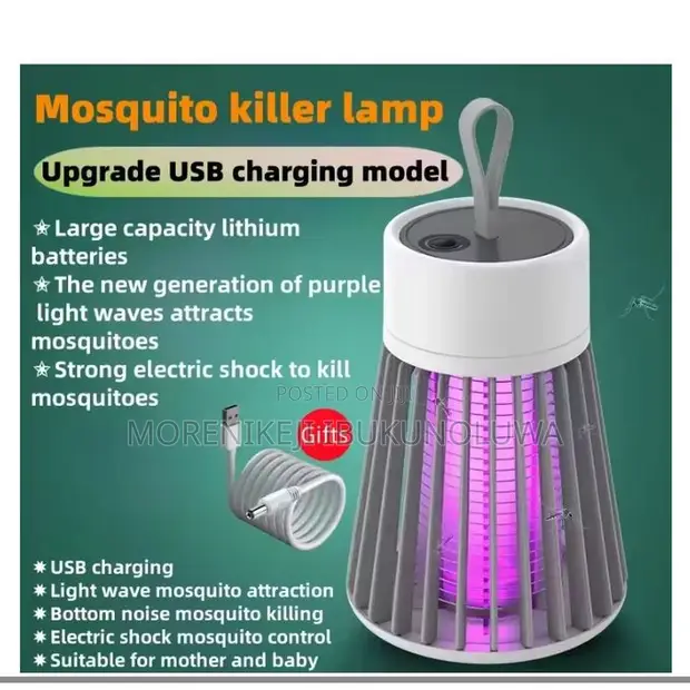 Mini Electric Shock Mosquito Killer Lamp - 1