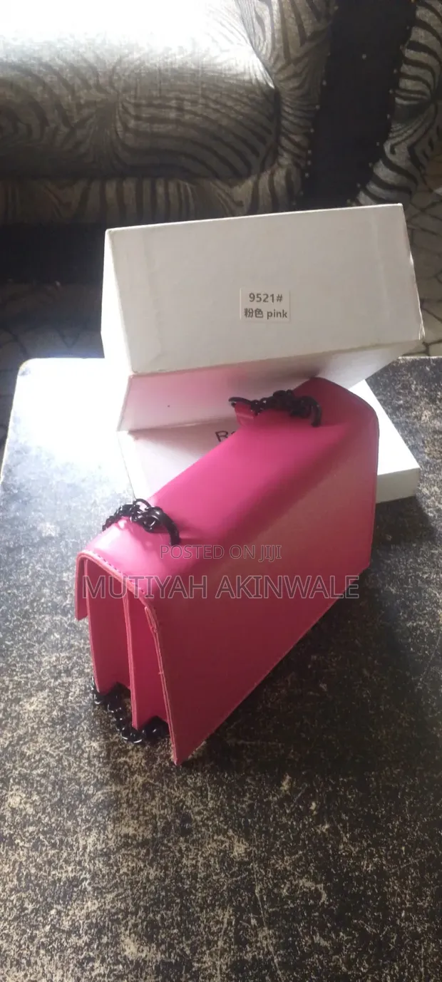 Classic Pink Leather Handbag - 1