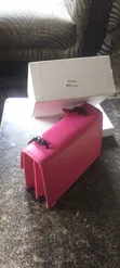 Classic Pink Leather Handbag - 1
