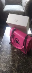 Classic Pink Leather Handbag - 2
