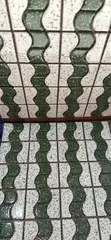 Snake Green Design Mosaic Tiles - 2