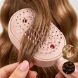 Electric Steam Hair Brush - Pink - 2