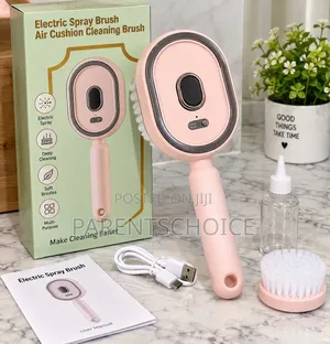 Electric Steam Hair Brush - Pink