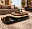 Home Interiors Swivel Wooden Center Table - 1