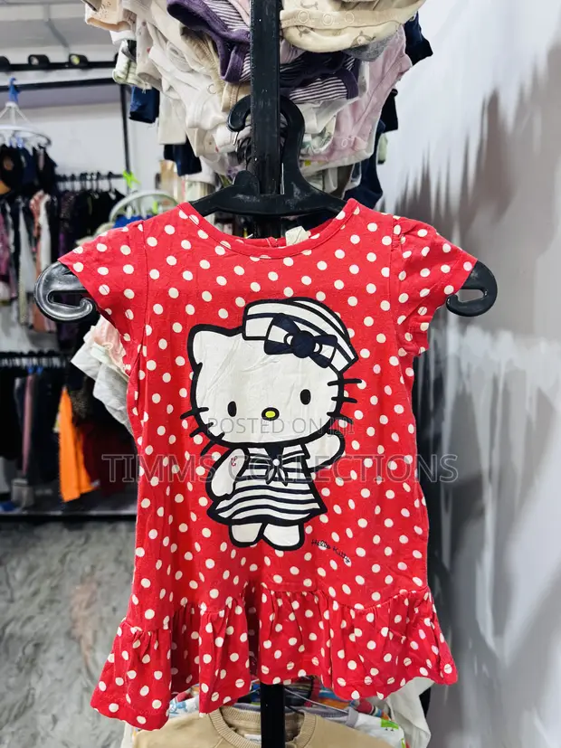 Thrift Baby Girl Gown - Red - 1