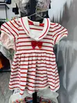 Thrift Baby Girl Gown - Red - 2