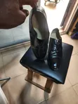 Basile Men's Black Leather Brogue Formal Shoes UK 10.5 - 3