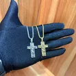 Stylish Stainless Steel Chain with Cross Pendant - 3