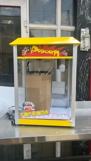 Yellow Popcorn Machine - Commercial Grade