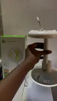 Duration Power Rechargeable Table Fan mai Haske - 2