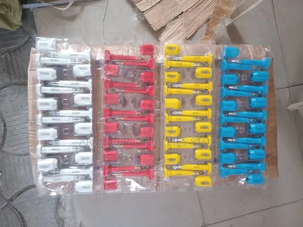 Heavy-Duty Plastic-Coated Metal Bolt Seals - 1
