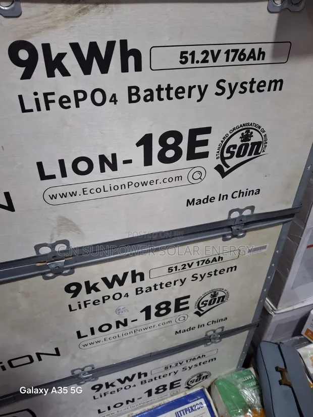 9kWh/48V Ecolion Lithium-Iron Battery - 1