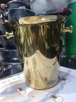 Quality Stainless Steel Gold Champagne/Wine Bucket - 1