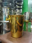 Quality Stainless Steel Gold Champagne/Wine Bucket - 2
