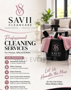 Savii Cleancare: Kwarewar Tsabtace Gida da Ofis