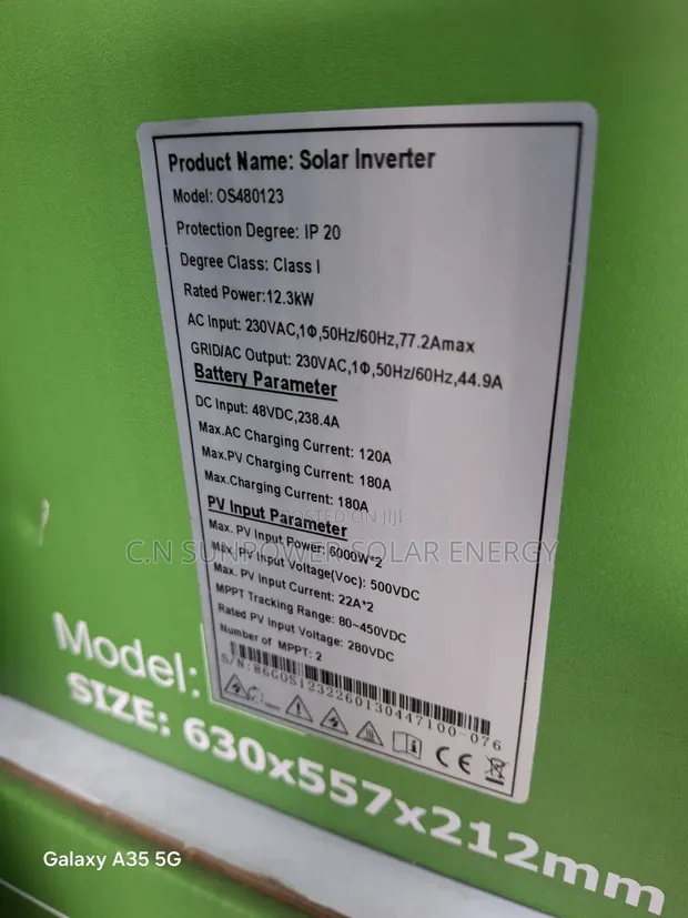 12kVA/48V Cell Amrecan Hybrid Solar Inverter - 1