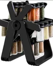 GE Rotating Ferris Wheel Spice Rack Organizer with Glass Jars - 2