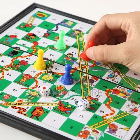 Foldable Magnetic Snakes and Ladders Board Game | Ilmi - 1