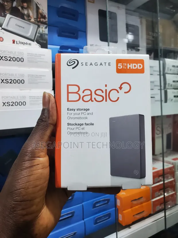 Seagate 5TB Basic External HDD - 1