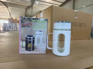 Double Layer Plastic Glass Office Cup