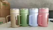 Double Layer Plastic Glass Office Cup - 2