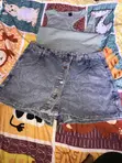 Thrift Denim Shorts - Light Blue - 2