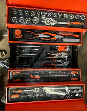 85-Piece Professional Tool Set tare da Akwatin Kayayyakin Karfe