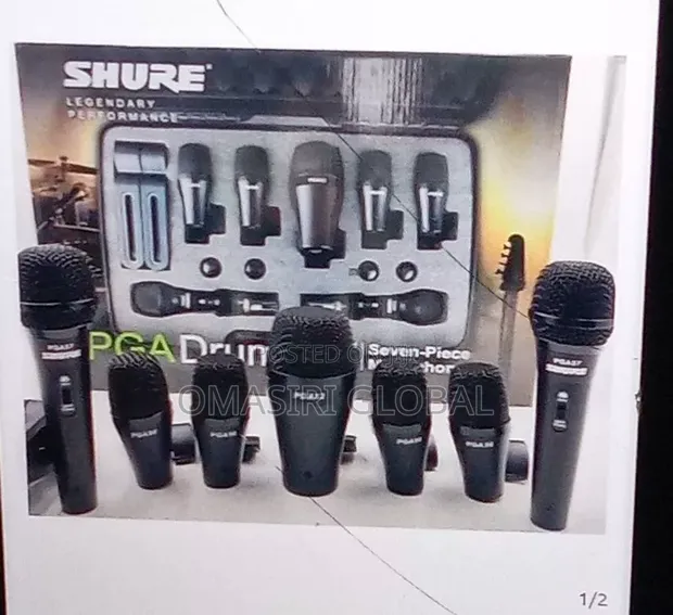 PGA 7-Piece Dynamic Drum Microphone System - 1