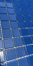 Mid Blue Glass Pool Mosaic Tiles - 2