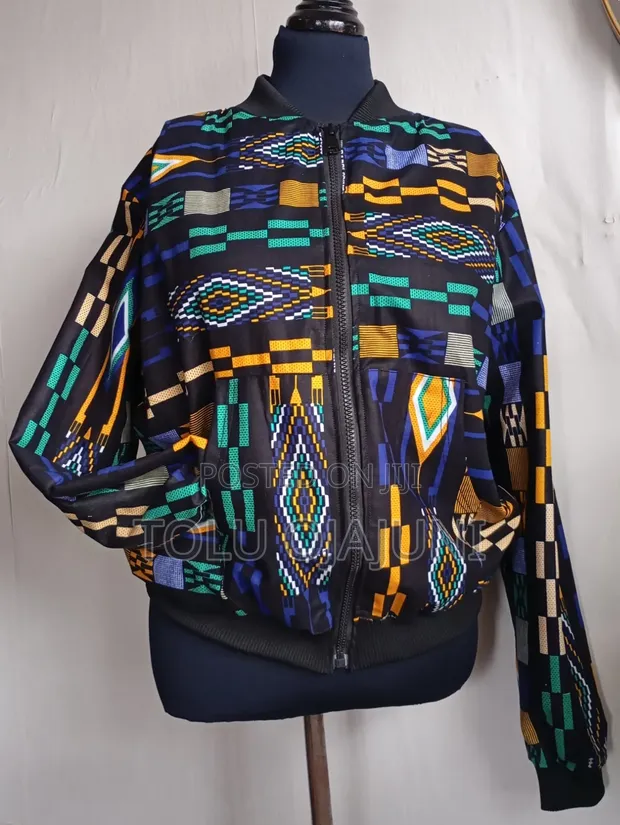 Ankara Bumper Jacket - Cotton, L/XL - 1