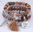 Beaded Bracelet - Various Colors - 1