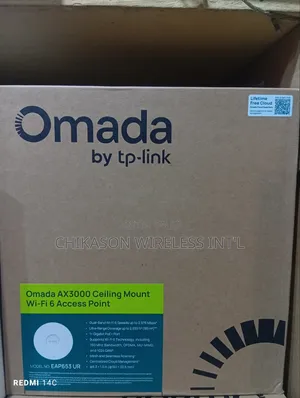 TP-Link Omada EAP653 UR AX3000 Wi-Fi 6 Access Point