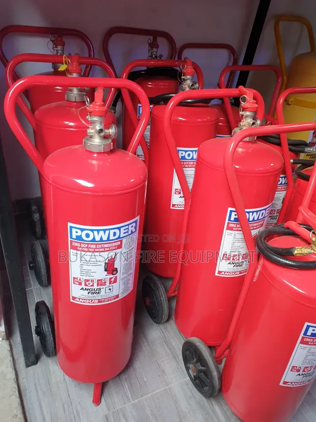 25kg Wheeled Trolley Fire Extinguisher (ABC Powder) - 1