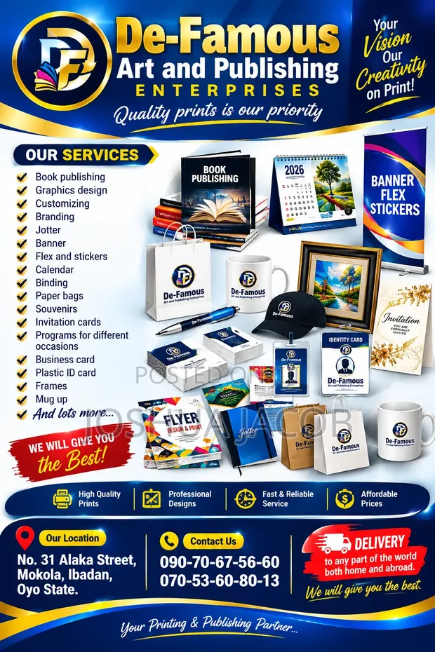 De-Famous Art & Publishing: Printing, Zane Zane & Branding - 1