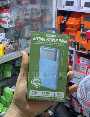 Remax Kiyuan 10000mAh 22.5W Fast Charging Power Bank