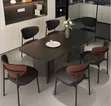 Home Interiors Ceramic Dining Table with 6 Chairs - 1