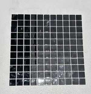 Black Glass Mosaic Tiles