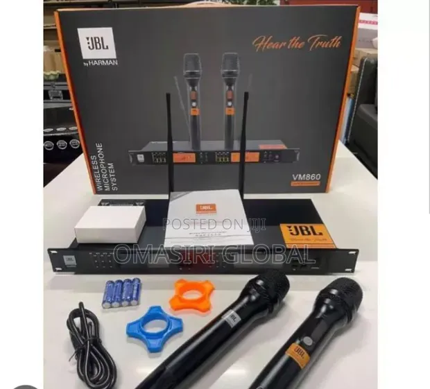 JBL VM860 Dual-Channel UHF Wireless Microphone System - 1