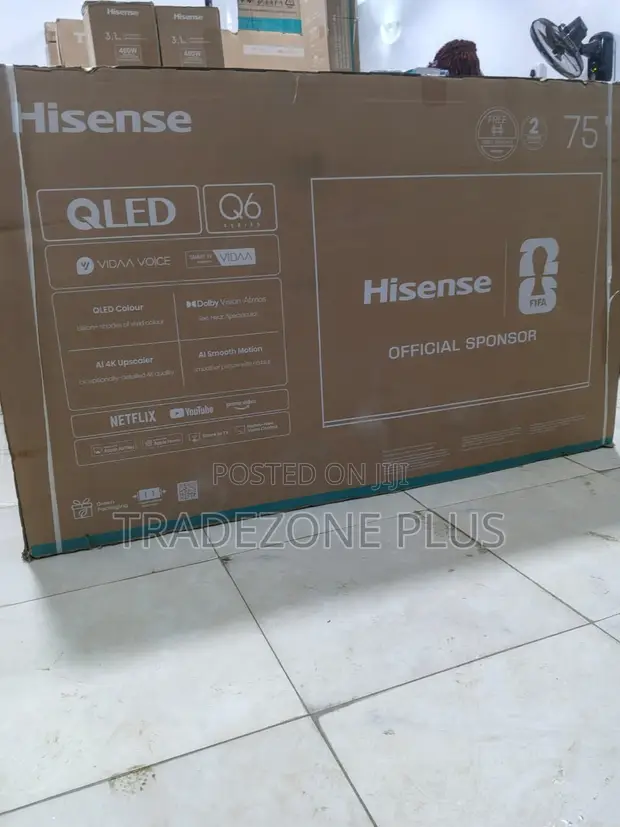Brand New Hisense 75-inch QLED Smart TV - 1