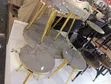 4 Piece Nesting Table Set - Marble & Gold - 2