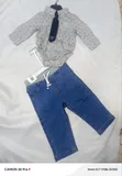 Baby Romper Shirt & Jean/Chinos Set (2 Pieces) - 2