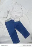 Baby Romper Shirt & Jean/Chinos Set (2 Pieces) - 4