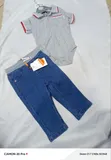 Baby Rompers & Chinos/Jeans Set (Newborn-18 Shekaru) - 2