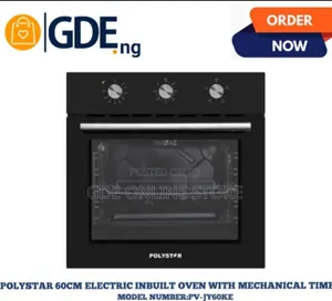 Polystar 60cm Inbuilt Oven Mai Timer