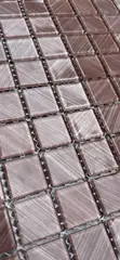 Beige Glass Mosaic Tiles (30x30cm) - 2